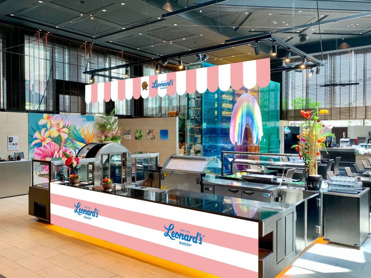 「レナーズ」 マラサダ 提供の様子