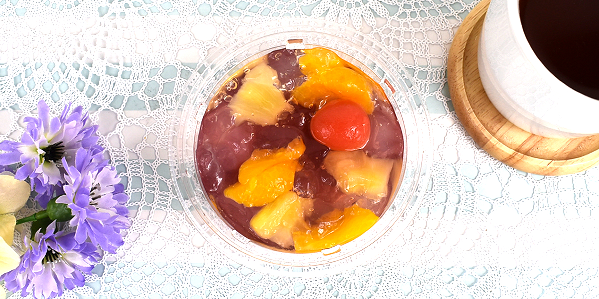 セブン－イレブン、韓国風フルーツポンチ 花菜 ザクロ酢使用