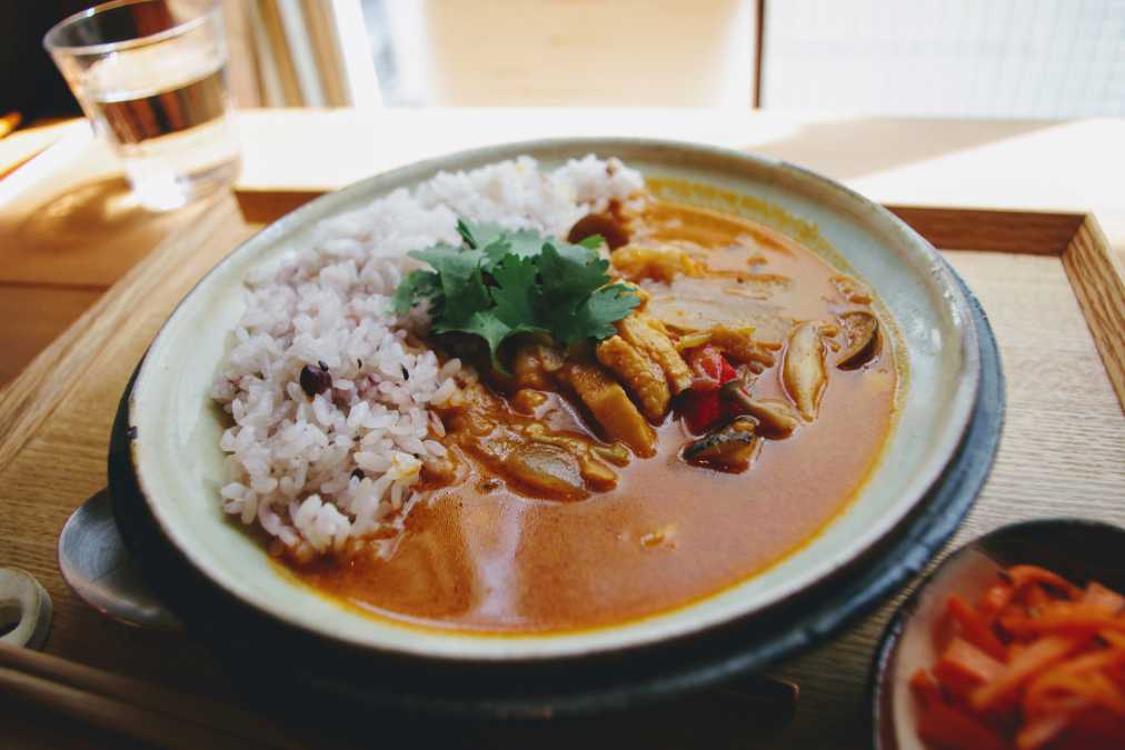 「タラとタケノコのココナッツカレー」1000円