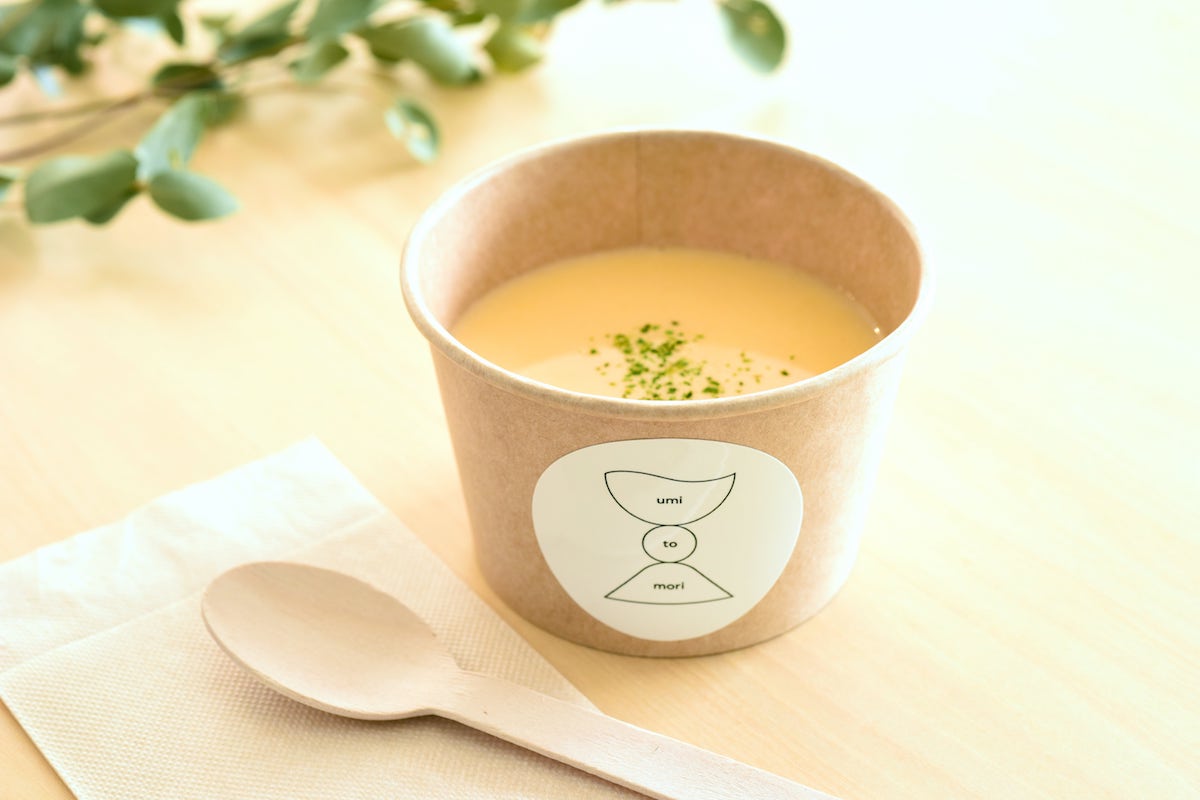 「旬替わり・四季の塩スープ」400円