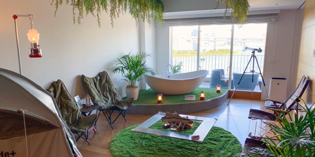 「ヒルトン東京お台場」で、アウトドア体験！コールマンとコラボした宿泊プラン「お部屋 de キャンプ Collaboration with Coleman」を体験レポート