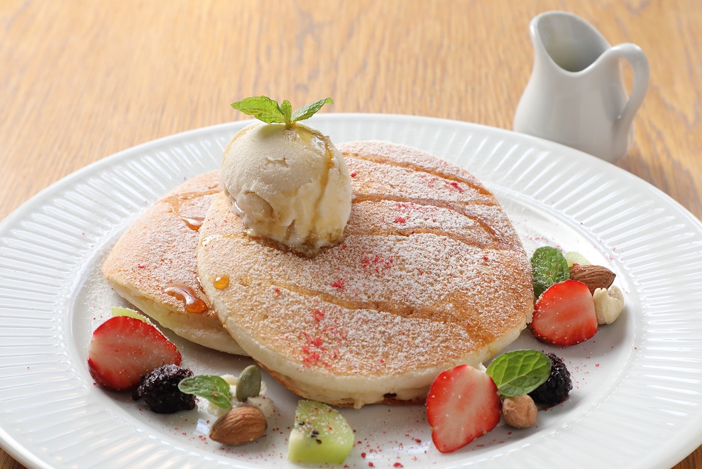 米粉のパンケーキ（1380円）