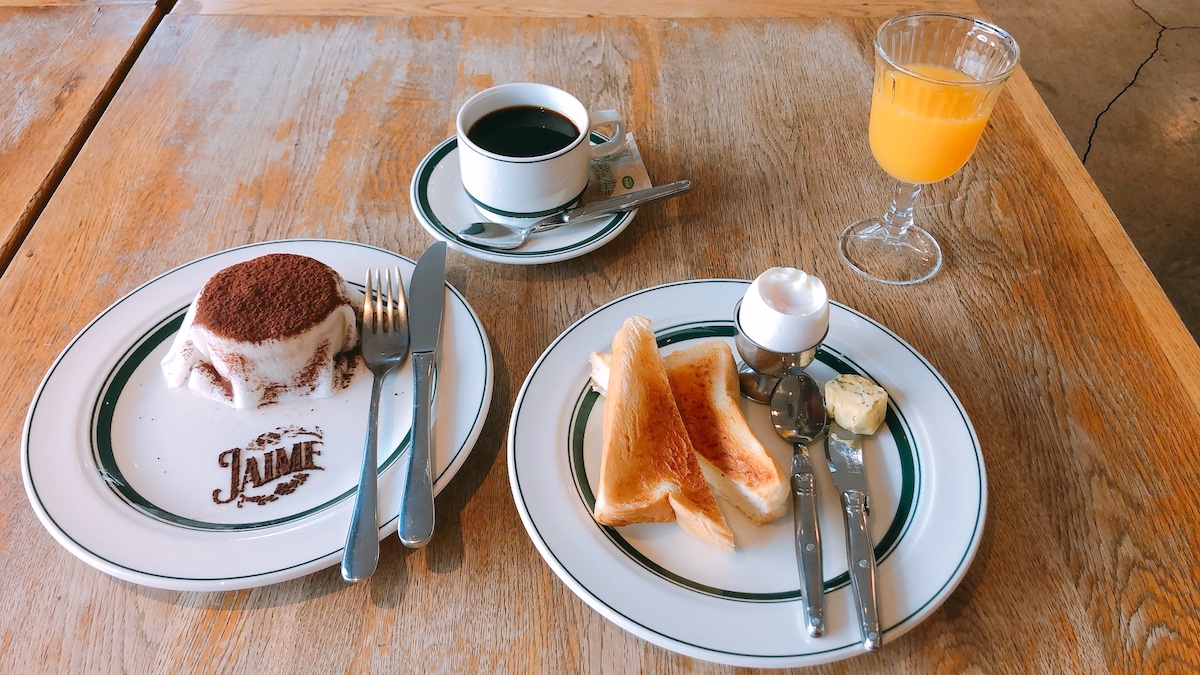 赤坂のCafe&Bar「JAIME」でフレンチスタイルの優雅なモーニングを