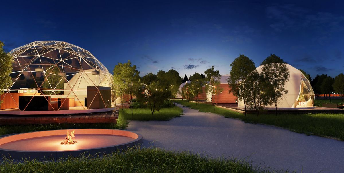 琵琶湖のほとりに「グランピングヴィレッジ滋賀今津浜」がオープン！関西初のプライベートプール付きテントも登場