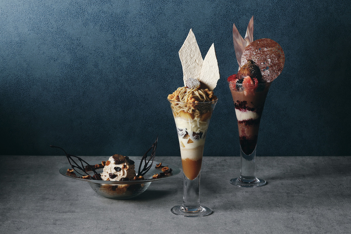 1階「ザ・バー」のトワイライトパフェ各種