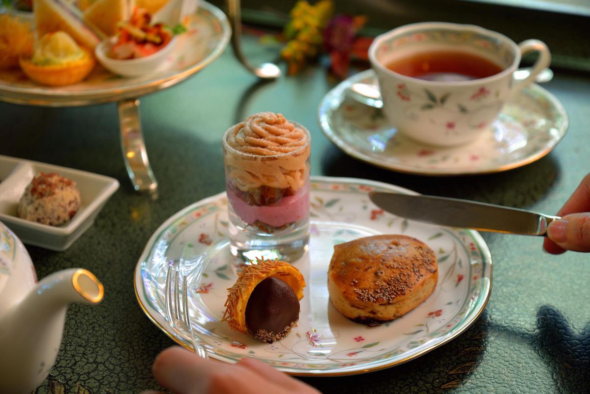 「マロンアフタヌーンティー」4980円（一人あたり、サービス料別）