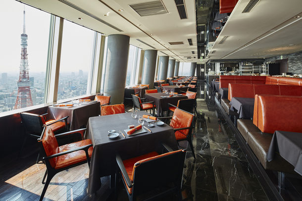 「XEX ATAGO GREEN HILLS」店内