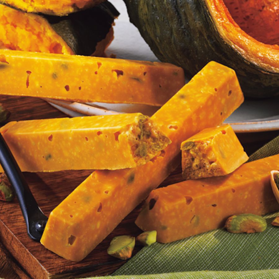 「ロイズバーチョコレート［南瓜（かぼちゃ）とピスタチオ］」 918円