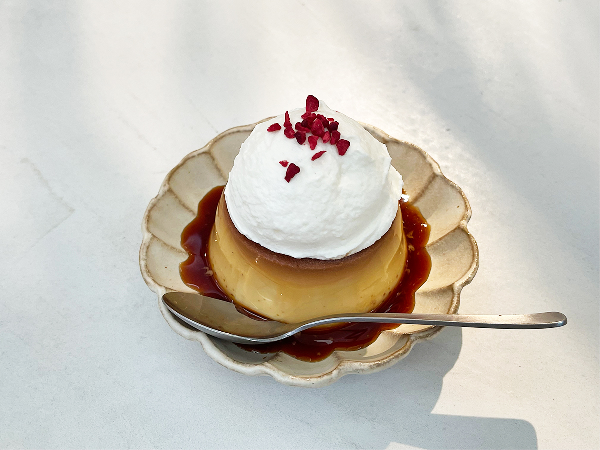 「プリン」550円　