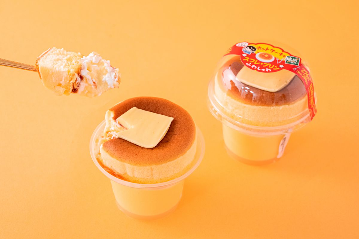 西日本エリア限定「ホットケーキなスフレ・プリン」298円