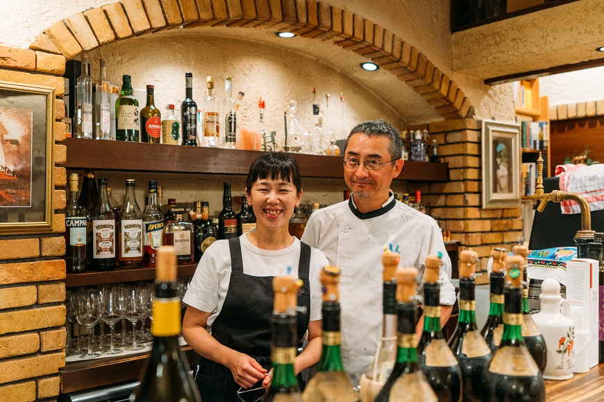 オーナーの田中淳也さんと清美さん夫妻