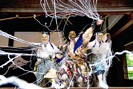 約700年前から壬生寺に伝わる壬生狂言。隊士も大いに楽しんだと伝わる