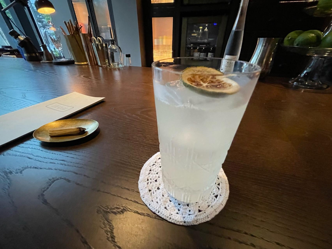 「わさびのジンフィズ」1500円