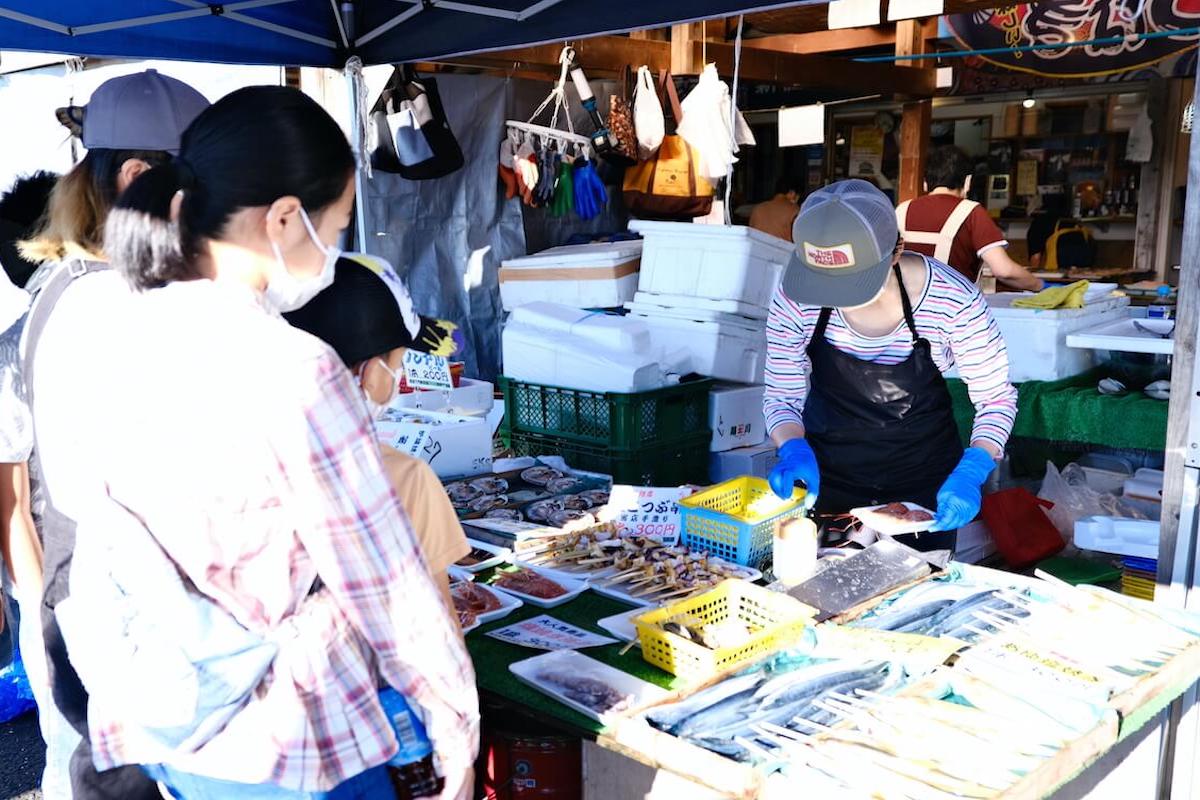 海鮮BBQの食材を購入