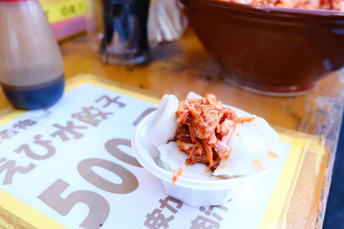 大行列のゆりあげ水餃子