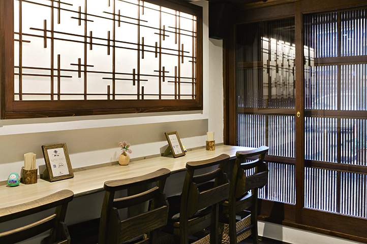 餡屋musubu 東山店内観