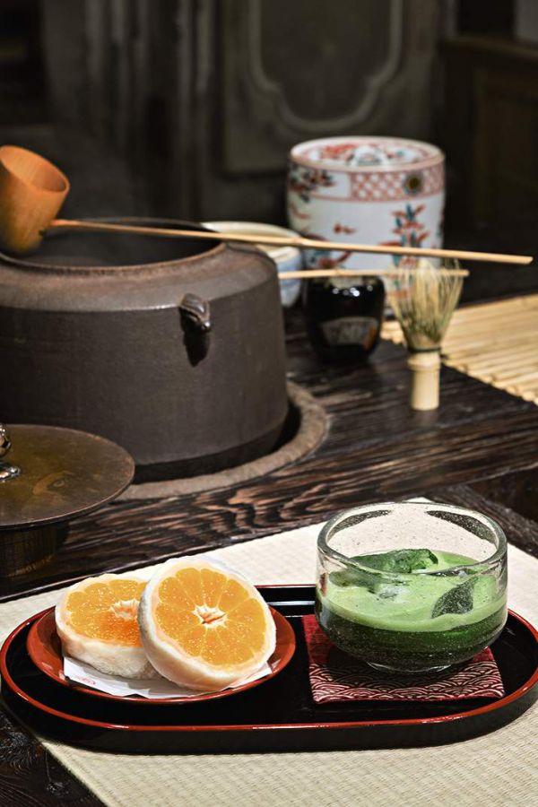 丸ごとみかん大福と抹茶SET※季節限定(1944円)