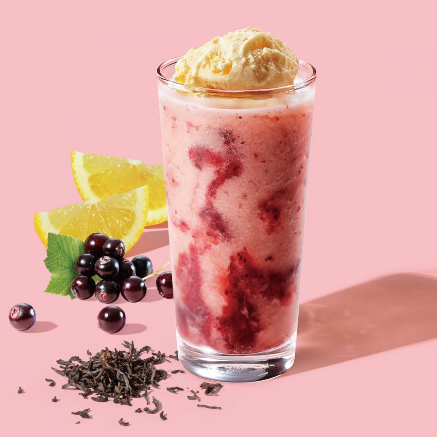 「カシス レモン ＆ アール グレイ ティー フラペチーノ®」Tall 756円 (持ち帰り) ／770円 (店内利用)※Tallサイズのみ