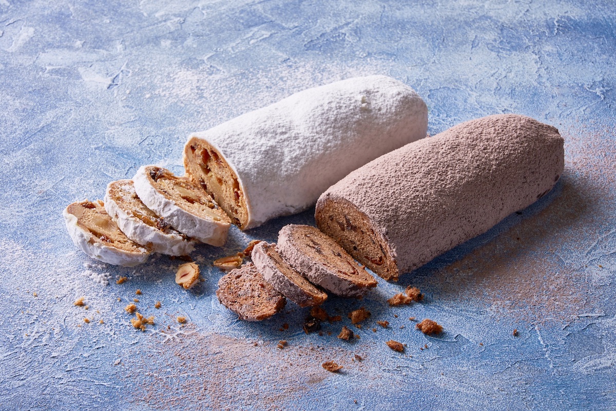 「シュトレン」（写真左）「シュトレン チョコレート」（写真右）