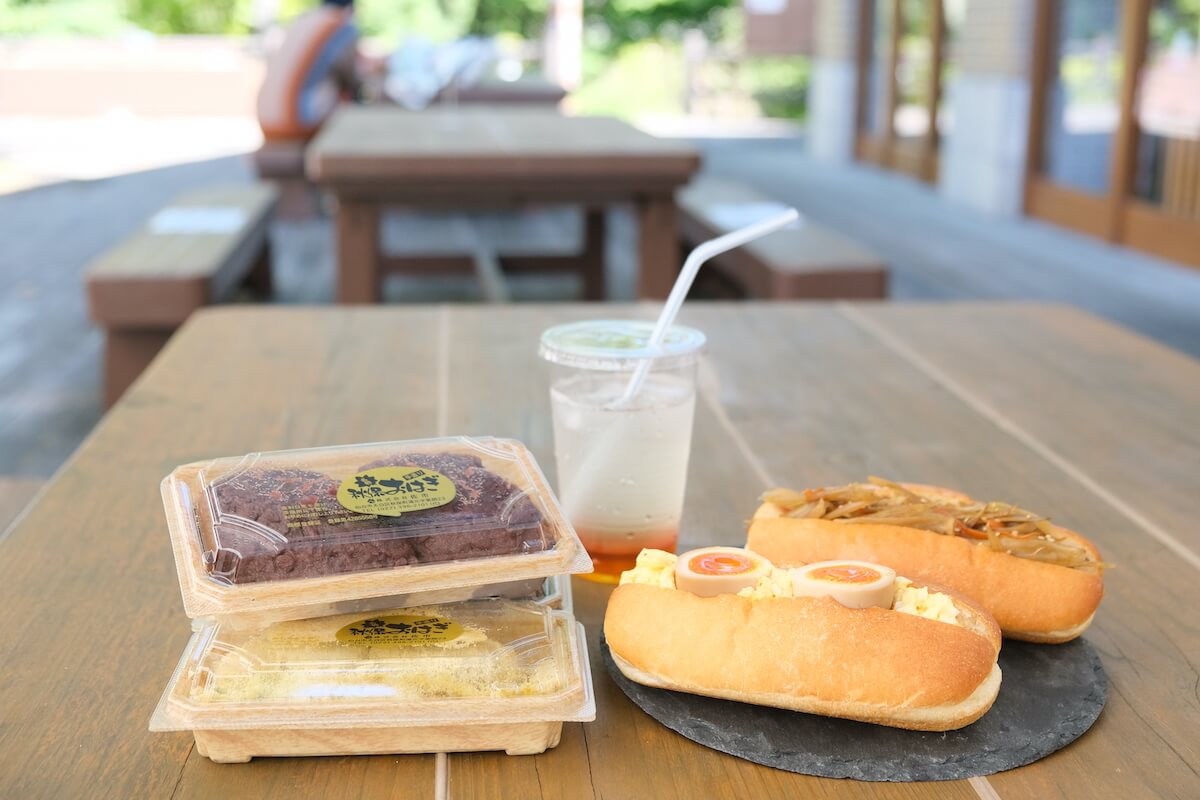 秋保温泉郷観光案内所・里センターにある休憩スポット