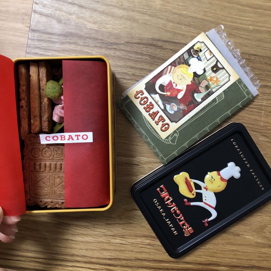COBATO 浪漫缶 其ノ壱(焼き菓子5種、お品書き 1枚、浪漫缶小咄 1枚、オリジナルカード 1枚)