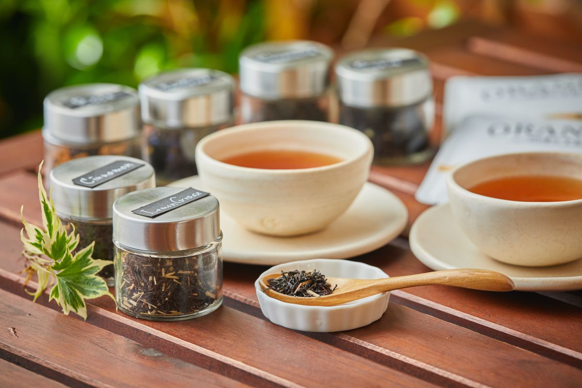 30種類のTEA FREE 690円、フード注文の場合+500円