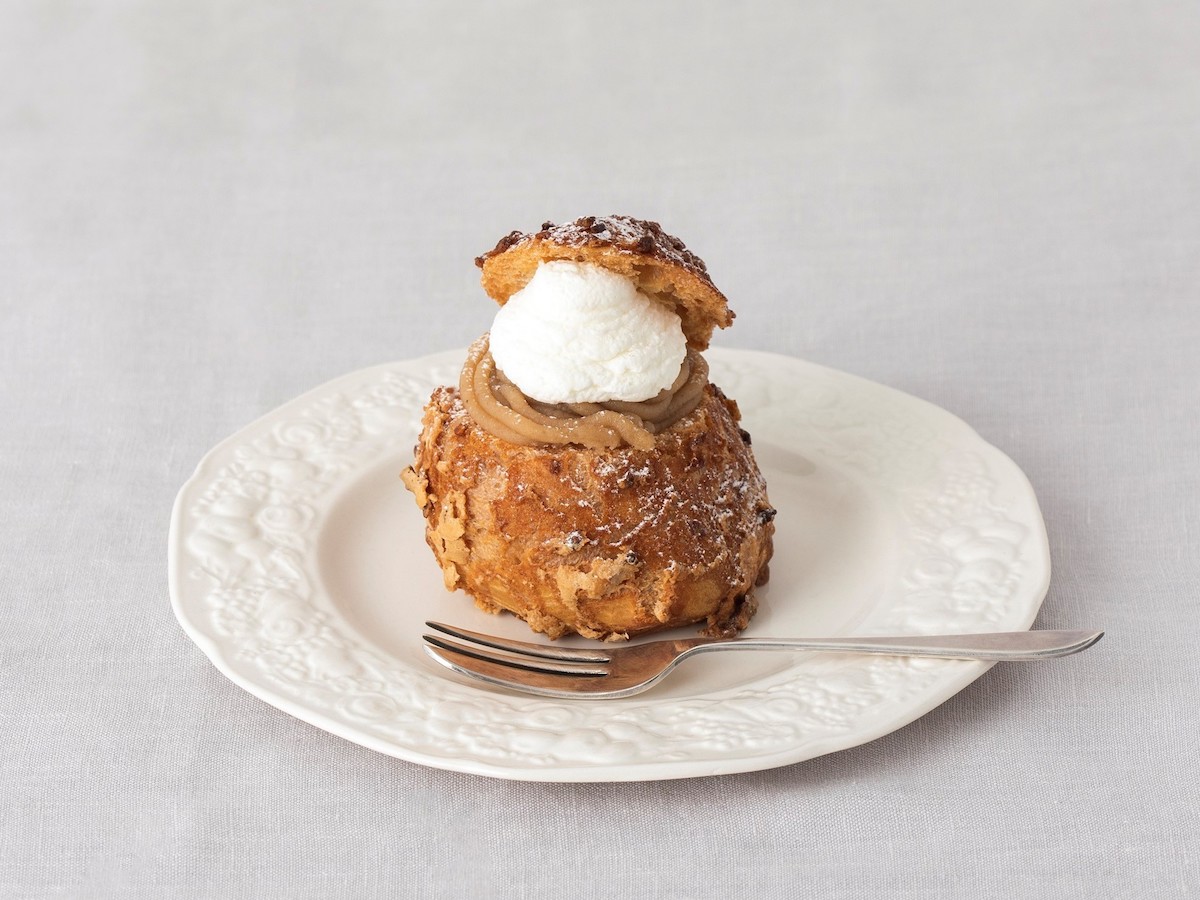 「クロッカンシュー 和栗」(テイクアウト 600円) 店舗名:和楽紅屋<エキュート東京/1F改札内>