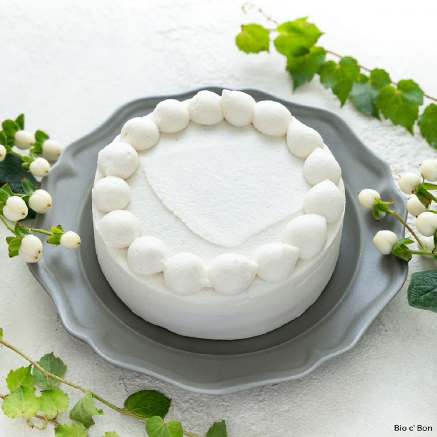 オーガニッククリスマスケーキ（ホワイト）