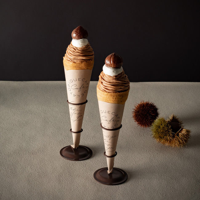 「フランス栗のモンブランクレープ」イートイン980円／テイクアウト970円