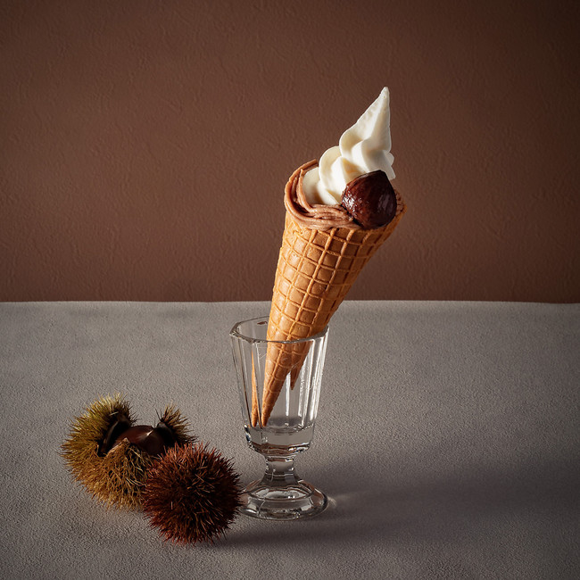 「モンブランソフトクリーム」イートイン590円／テイクアウト580円