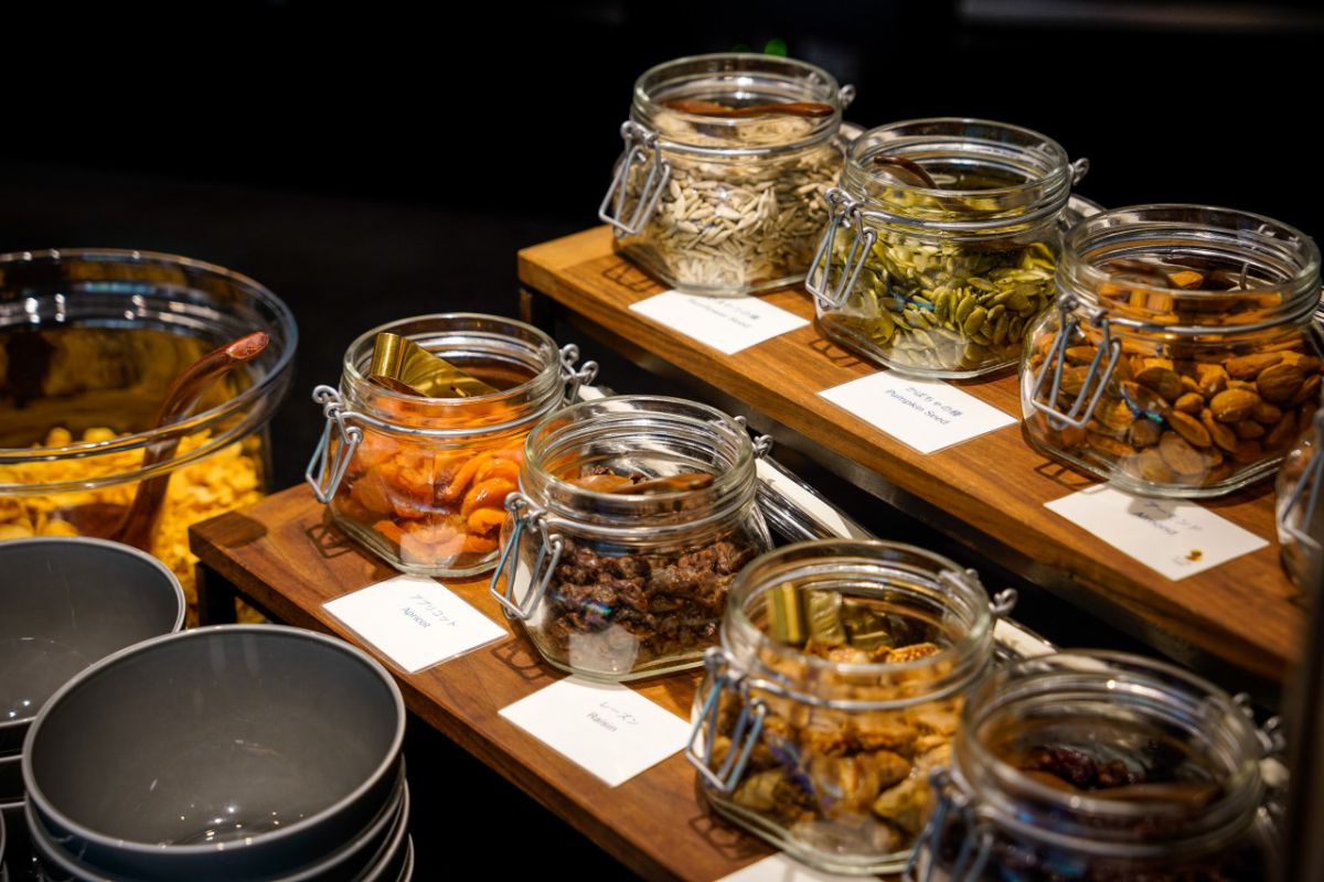 グラノーラやオートミール類も充実