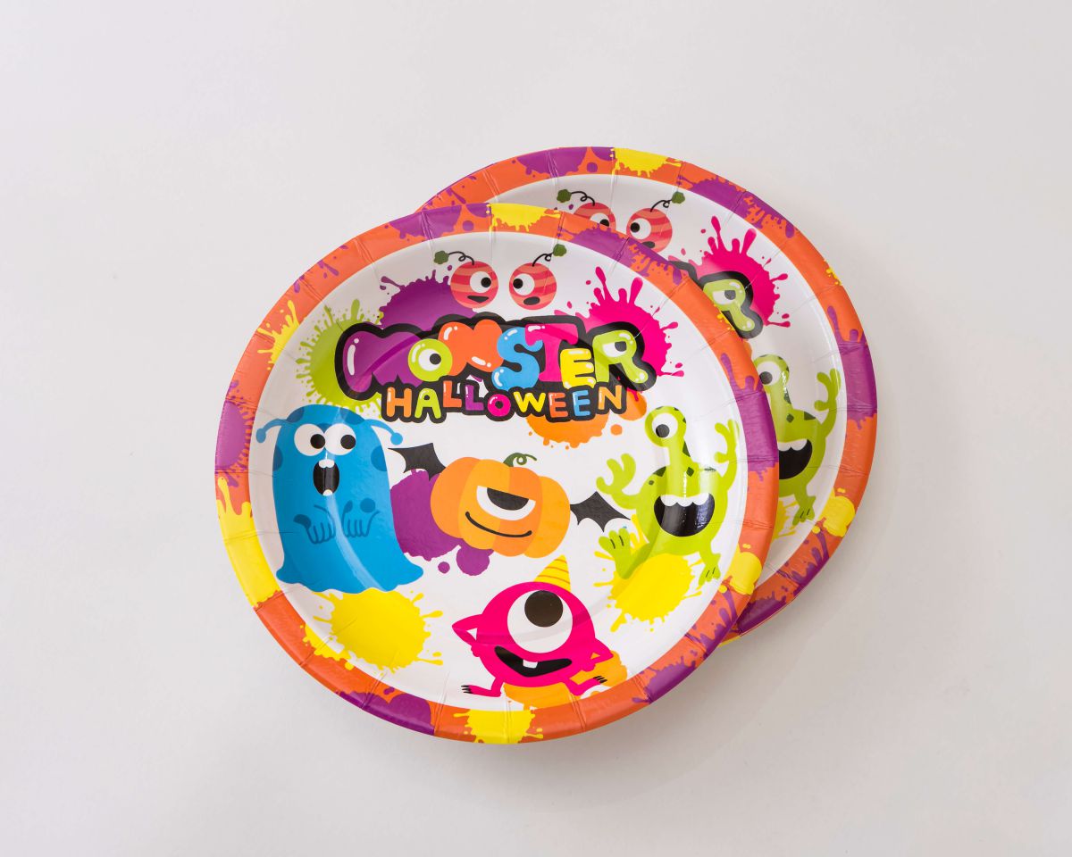 モンスターハロウィンプレート270円（TOMIZ by富澤商店／ウエストヤード2階）　※販売期間： 販売中～10月31日（日）