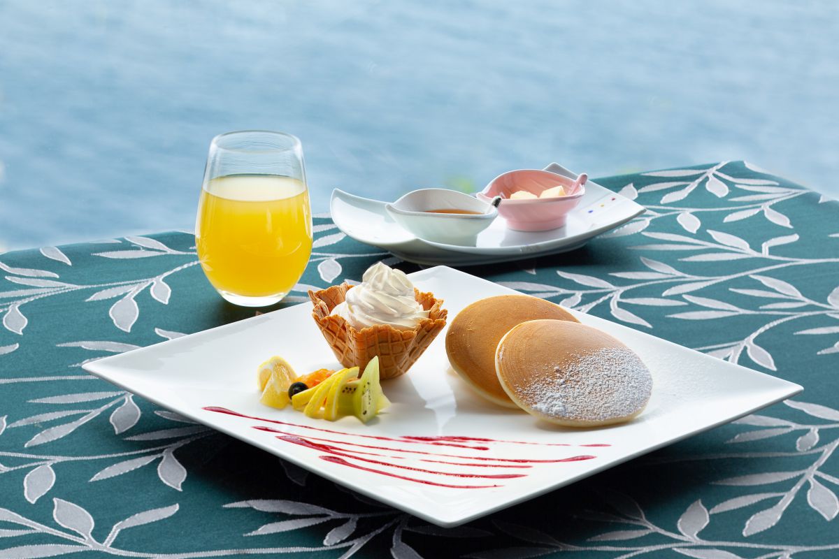 パンケーキのアフタヌーンティー