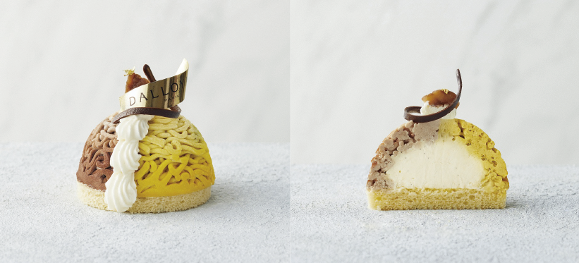 「ダロワイヨ」の「モンブラン メティス」810円　※エキュート品川限定