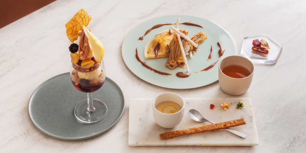 栗好きさん必食！銀座「Beauty Connection Ginza」で楽しむ和栗スイーツのフルコース