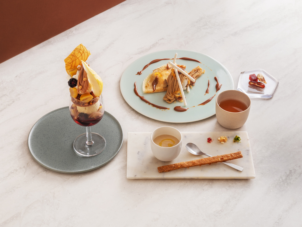 「和栗のフルコース」4950円