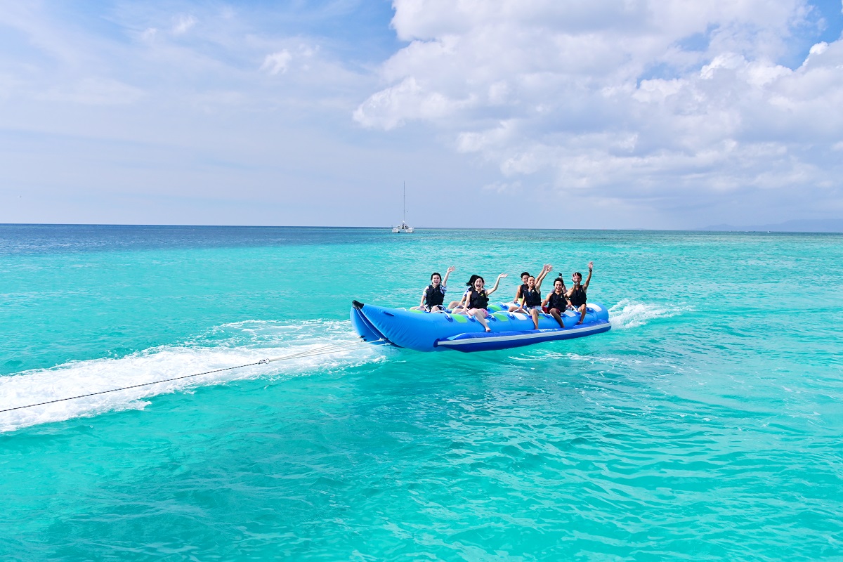 バナナボート　所要約10分、1,000円