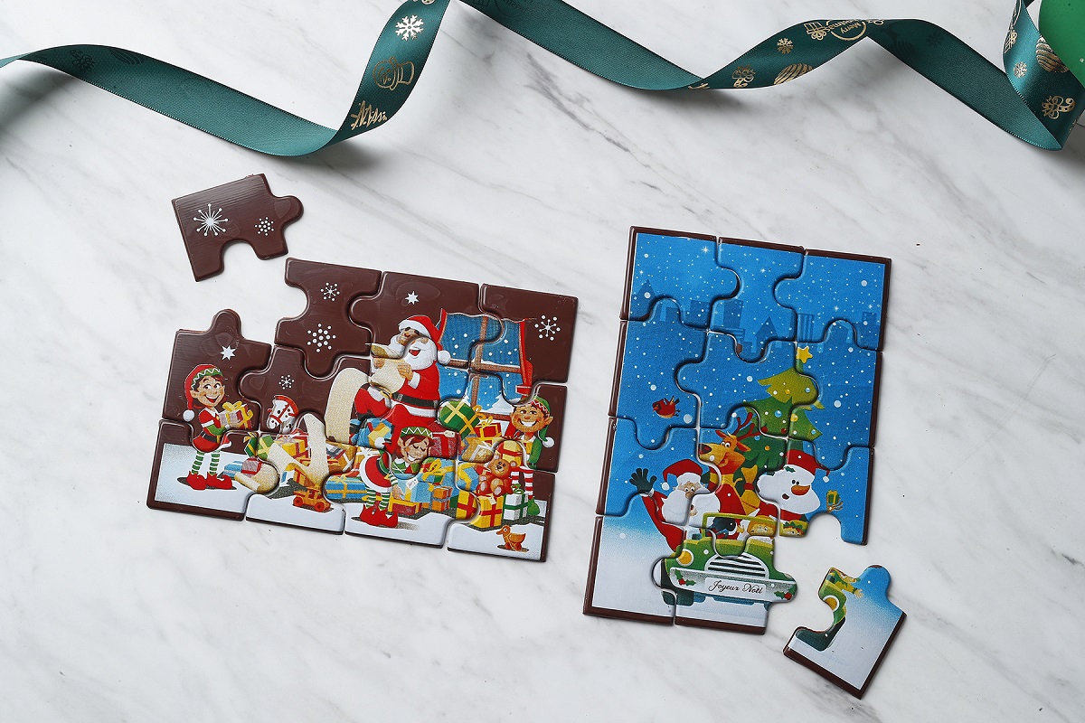 クリスマスパズル約18×12.5cm　各3564円