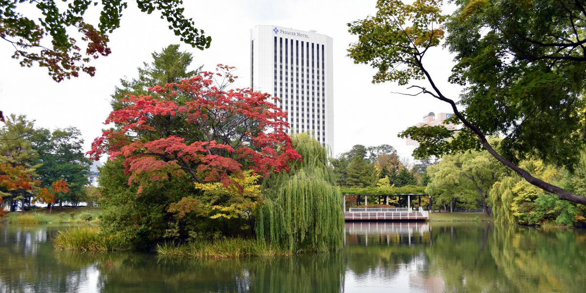 地下鉄駅すぐ! 【中島公園】の緑豊かな風景と水辺でウォーキングはいかが