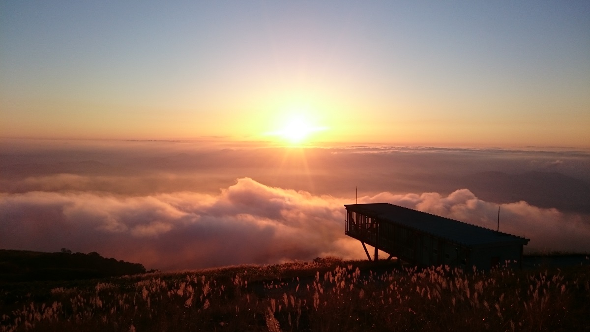 早朝の雲海は神秘的な景色