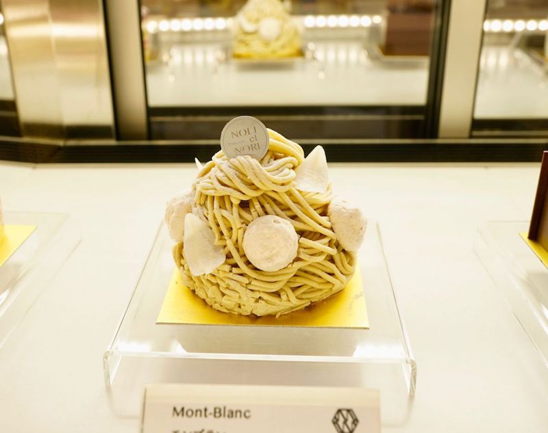 「モンブラン」3600円（ホールのみ） 発売期間：秋～初春、サイズ：3号（2〜3名用）