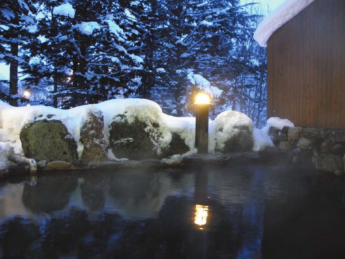 ピリカ温泉の露天風呂では、エゾリスが顔を出すこともあるそう
