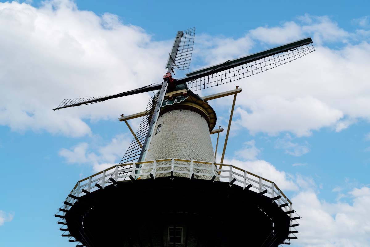 長沼フートピア公園にある風車