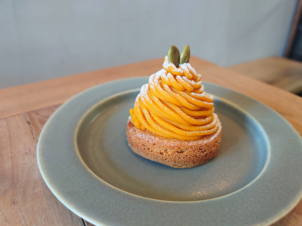 「南瓜のモンブランタルト」580円