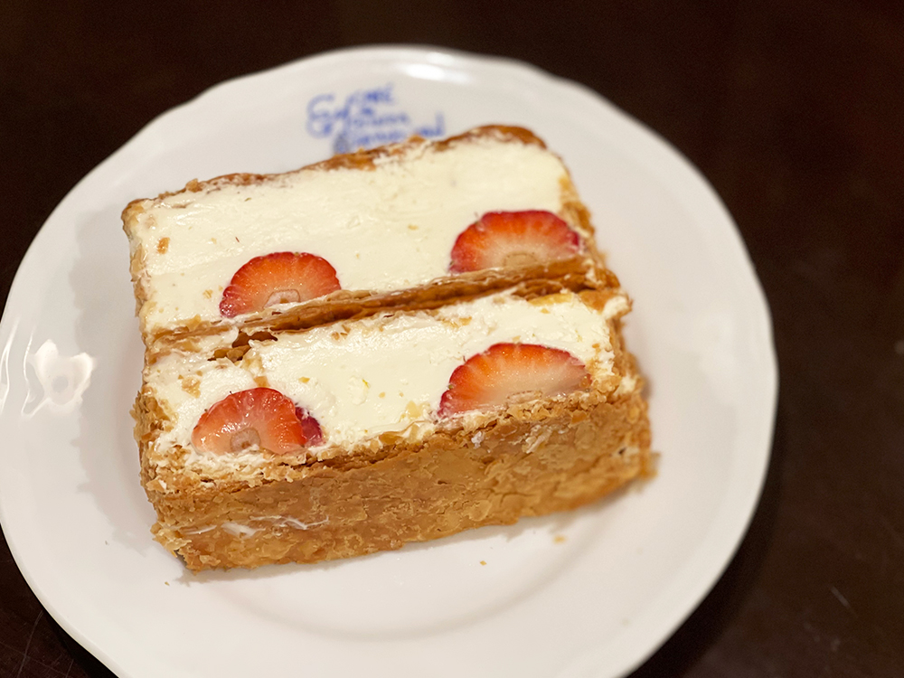 「ミルフィーユ」ドリンク付き 1650円