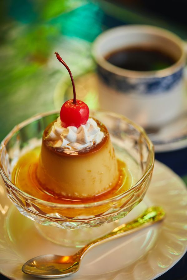 自家製プリン450円