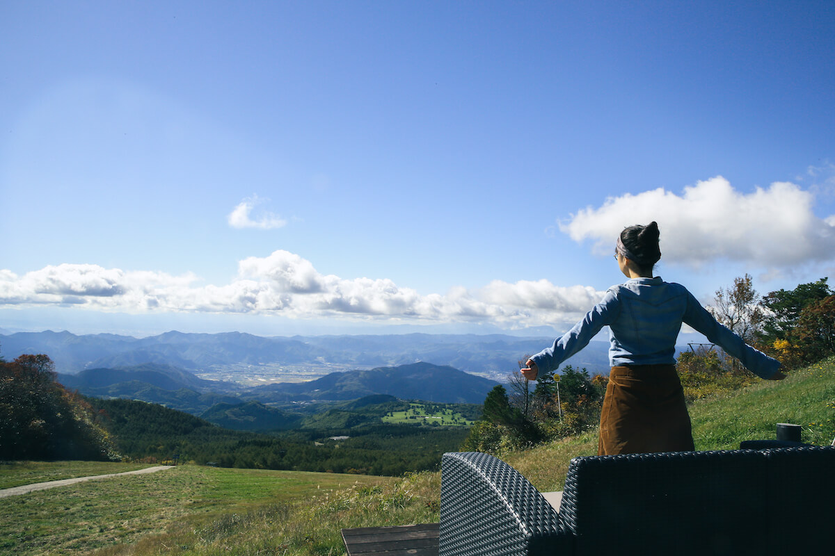 蔵王ロープウェイに新たに登場した「百万人テラス」