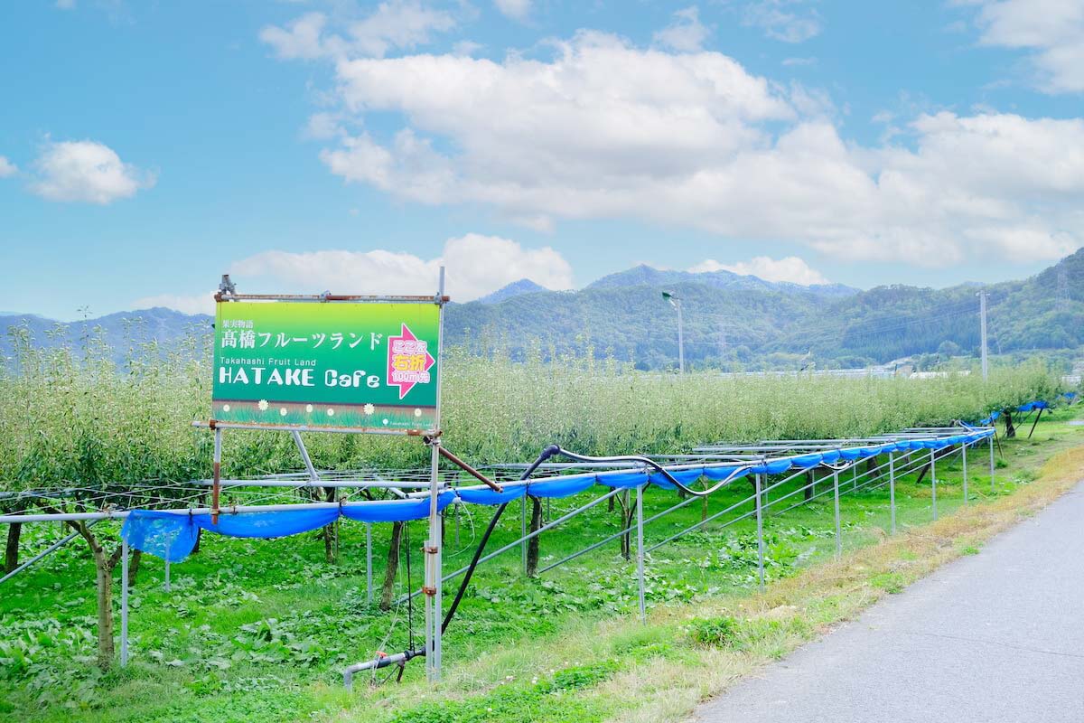 高橋フルーツランドに到着