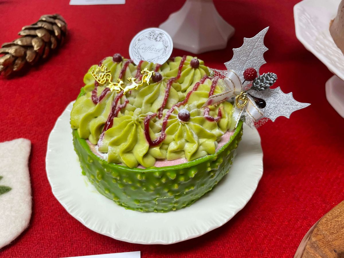 カファレル「ナターレ ヴェルデ」（グランスタ東京） 4号：直径12cm×高さ5cm 3996円 ※100台限定販売