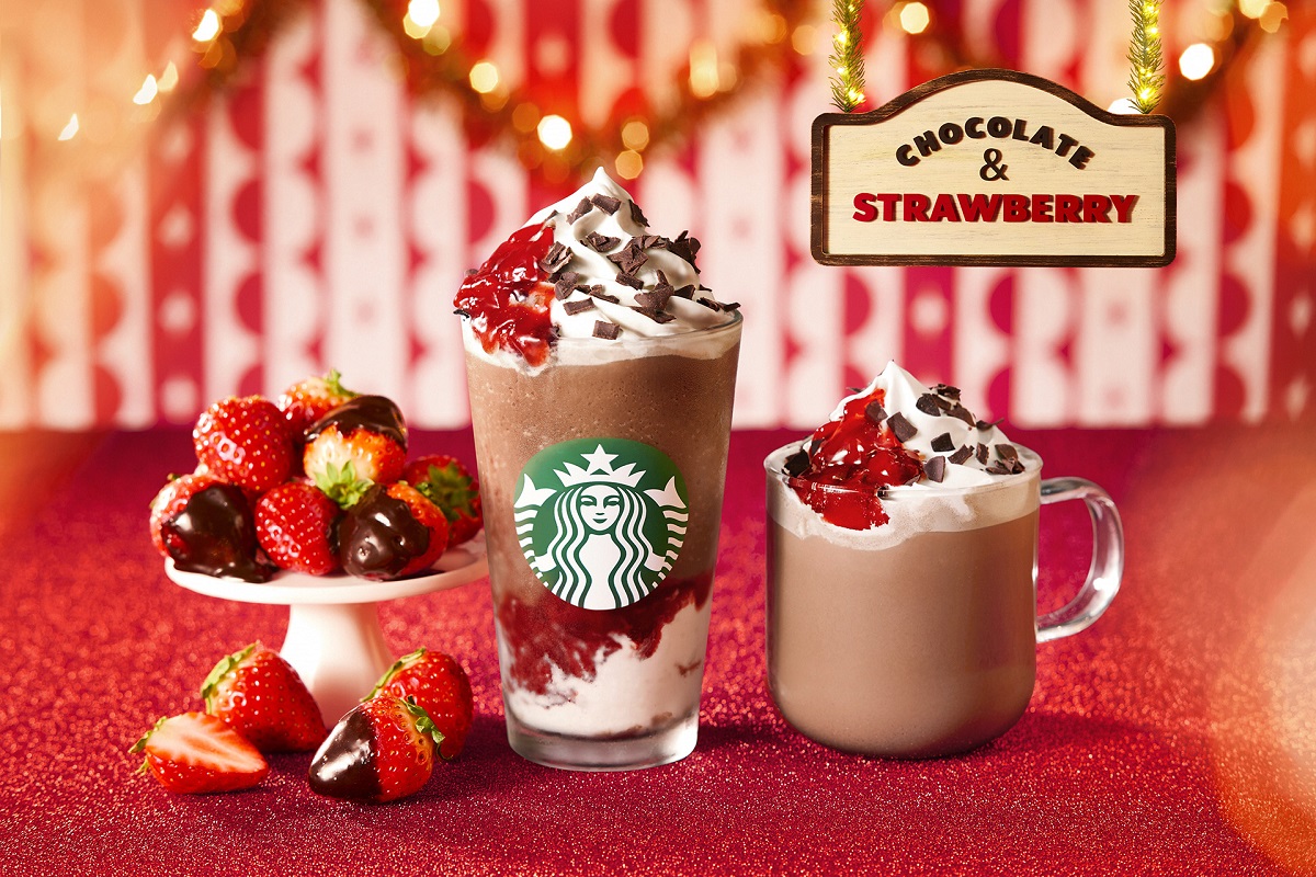 スタバ新作・実食レポ】クリスマス2021“いちご×チョコ
